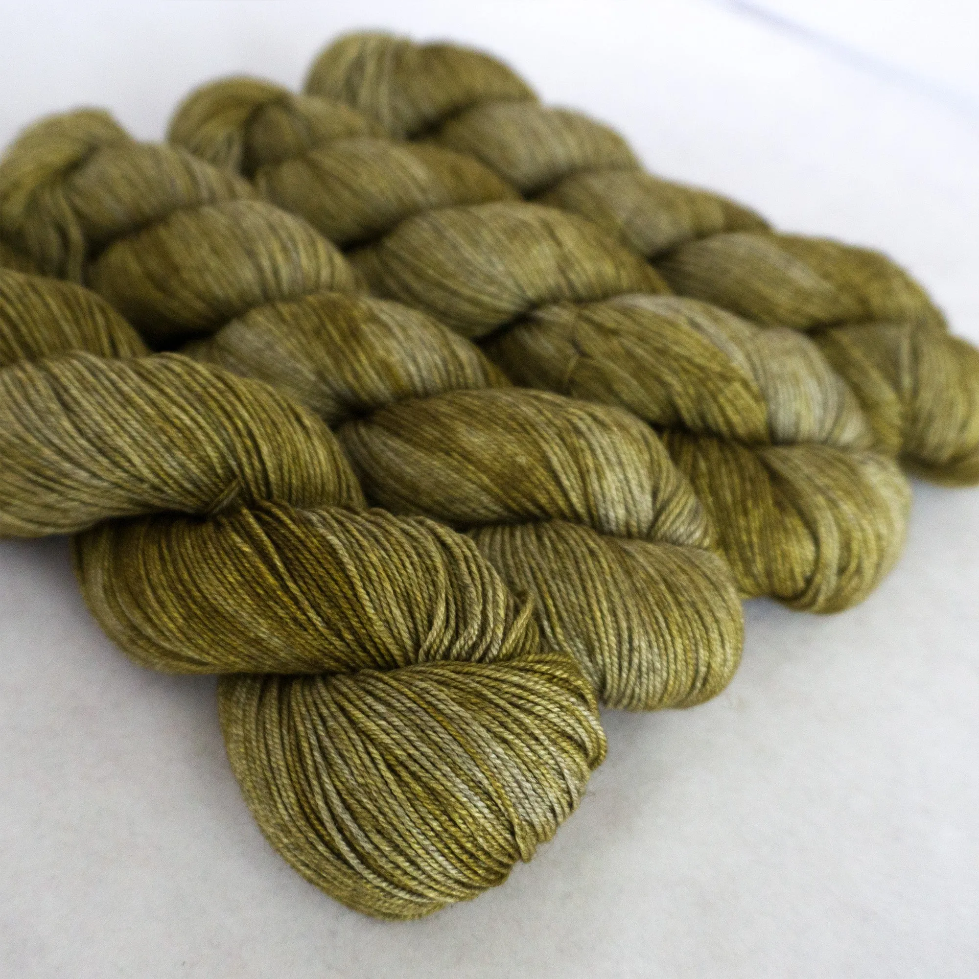 Yakity Yak Fingering Weight Yarn - Gold Tonal